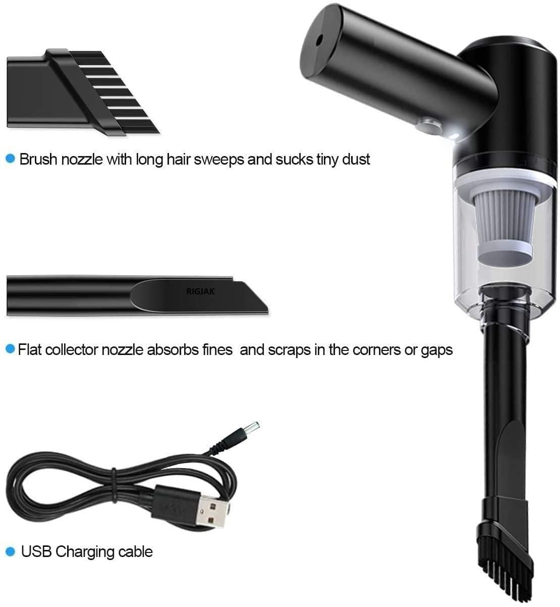 Mini Portable Vacuum Cleaner – Powerful, Wireless &amp; Compact